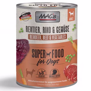 MACs Dog Rentier Rind und Gemüse 6x800g