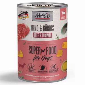 MACs Dog Rind Kürbis für Hunde 200g
