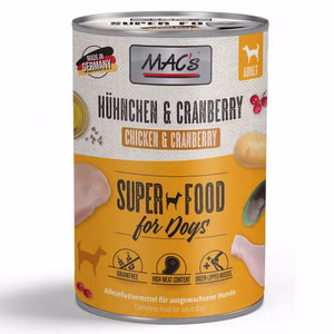 MACs Dog Hühnchen Cranberry 6x400g