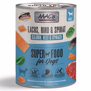 MACs Dog Lachs Rind und Spinat  6x800g