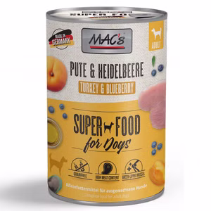 MACs Dog Pute Heidelbeere  6x400g