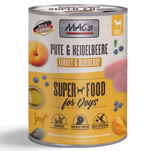 MACs Dog Pute Heidelbeere 6x800g