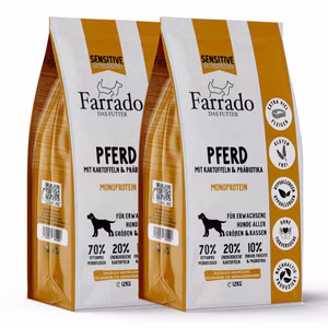 Farrado Pferd mit Kartoffeln und Früchten für Hunde 4kg