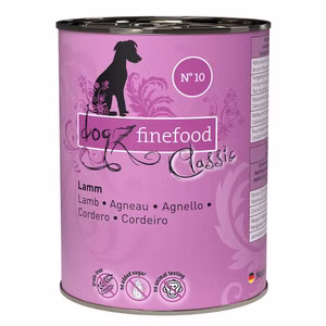 dogz finefood No.10 Lamm für Hunde 12x400g