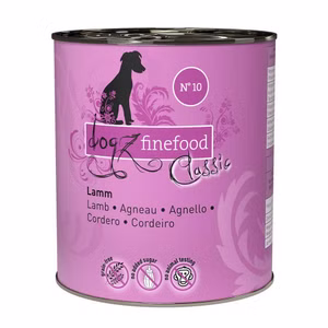 dogz finefood No.10 Lamm für Hunde 12x800g