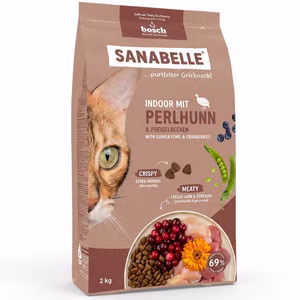 Sanabelle Life Indoor mit Perlhuhn & Preiselbeeren 2kg