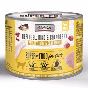 MACs Cat Geflügel Rind Cranberry für Katzen 200g