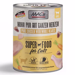 MACs Cat Huhn Pur mit ganzen Herzen für Katzen 800g