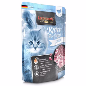 Leonardo Kitten Geflügel Pur Pouchbeutel für Katzen 85g
