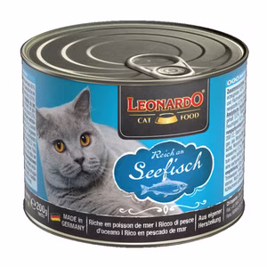Leonardo Reich an Seefisch für Katzen 200g