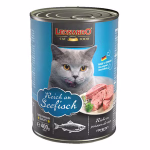 Leonardo Reich an Seefisch für Katzen 6x400g