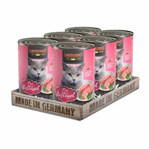 Leonardo Geflügel pur für Katzen 6x400g