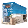 Leonardo Forelle und Catnip Pouchbeutel für Katzen 16x85g
