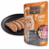 Leonardo Ente und Käse Pouchbeutel für Katzen 85g