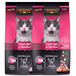 Leonardo Light & Sterilised für Katzen 2x7,5kg