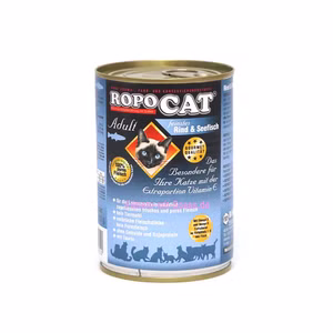 Ropocat Feinstes Rind Seefisch für Katzen 200g