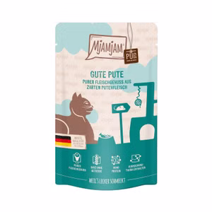 MJAMJAM  gute Pute pur für Katzen 12x125g