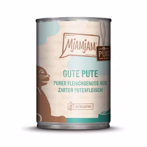 MjAMjAM Purer Fleischgenuss - gute Pute pur Katze 400g