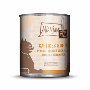 MjAMjAM Purer Fleischgenuss - saftiges Huhn pur Katze 400g