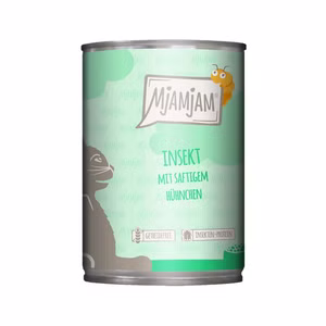 MjAMjAM Insekt mit saftigem Hühnchen für Katzen 800g