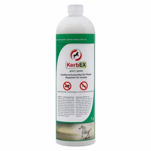 KerbEx grün Fliegenspray für Pferde ohne Knoblauch 1 Liter