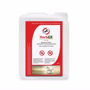 KerbEx rot Fliegenspray für Pferde 5 Liter