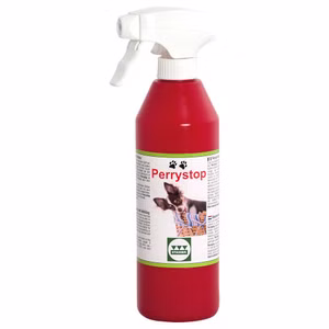 Stassek Perrystop Verbissstop Knabberstop für Hunde 450ml mit Strüher