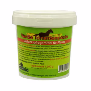Rokale weiße Tonerdepaste für Pferde 1300g