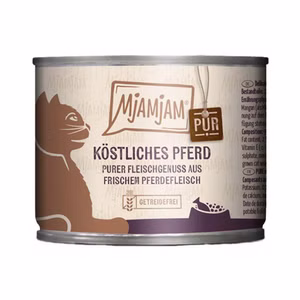 MjAMjAM Purer Fleischgenuss - köstliches Pferd pur Katze 200g