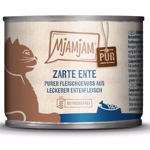 MjAMjAM Purer Fleischgenuss - zarte Ente pur Katze 200g