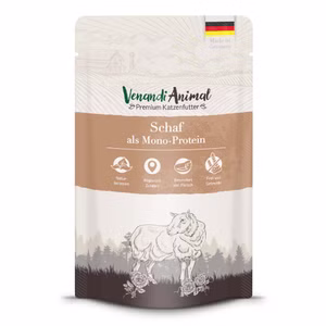 Venandi Animal Schaf als Monoprotein für Katzen 125g