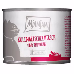 MjAMjAM kulinarischer Hirsch und Truthahn für Katzen 200g