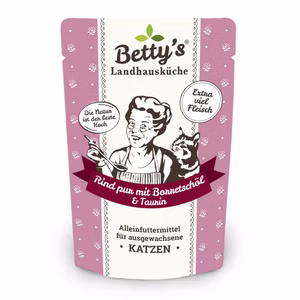 Bettys Landhausküche Rind pur mit Borretschöl Pouchbeutel 100g