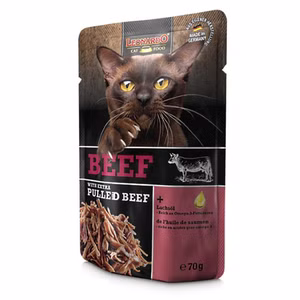 Leonardo Beef Pulled Beef für Katzen 70g