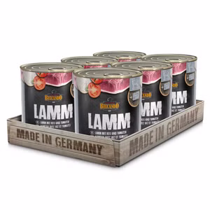 Belcando Lamm mit Reis hochwertiges Dosenfutter für Hunde 24x800g