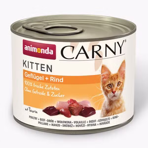 Animonda Carny Kitten Rind Geflügel für junge Katzen 200g