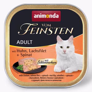 Animonda Vom Feinsten Huhn Lachsfilet Spinat 100g