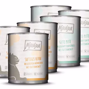 MJAMJAM leckere Mahlzeiten Monopaket I für Katzen 6x800g