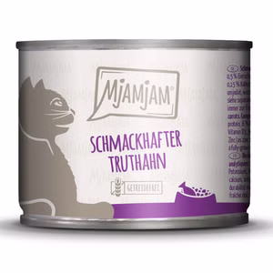 MjAMjAM schmackhafter Truthahn an leckeren Möhrchen für Katzen 200g