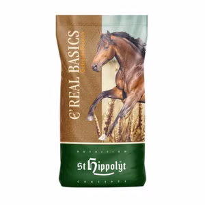 St Hippolyt C-Real Basics Schwarzhaferflocken für Pferde 15kg