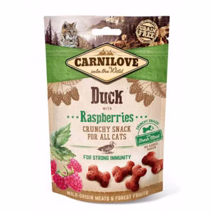 Carnilove Duck with Raspberries Leckerli für Katzen 50g