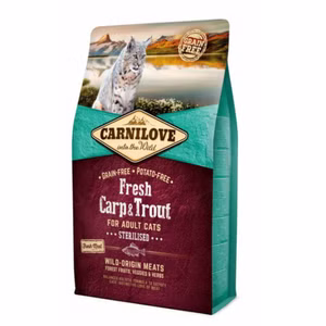 Carnilove Adult Fresh Carp Trout Sterilised für Katzen 2kg