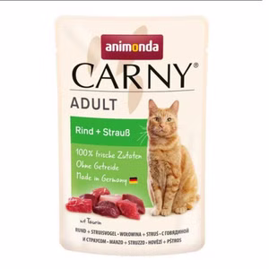Animonda Carny Rind und Strauß Frischebeutel 85g
