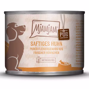 MjAMjAM saftiges Huhn pur für Hunde 6x200g