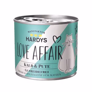 Hardys Love Affair Kalb Pute Katzenfutter 200g