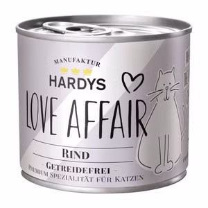Hardys Love Affair Rind Katzenfutter 200g