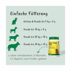 cdVet Fell und Haut Vital 150g für Katze und Hunde 150g