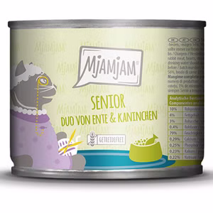 MjAMjAM Senior DUO von zarter Ente und Kaninchen 200g