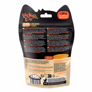 Lucky Lou Lucky Ones Cubes Huhn für Katzen 80g