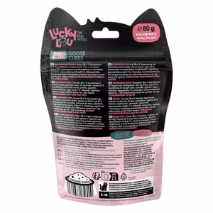 Lucky Lou Lucky Ones Cubes Huhn Gans für Katzen 80g